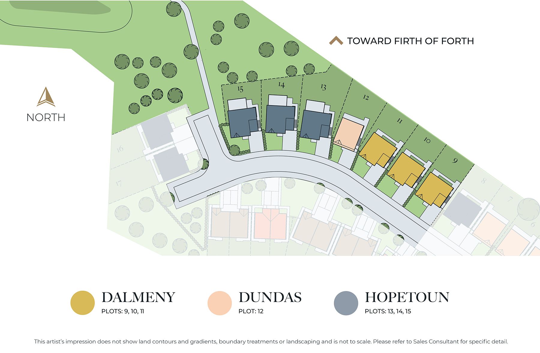 Architects Collection at Forthview siteplan